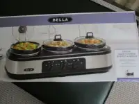 Bella triple  slow cooker , buffet and serve
