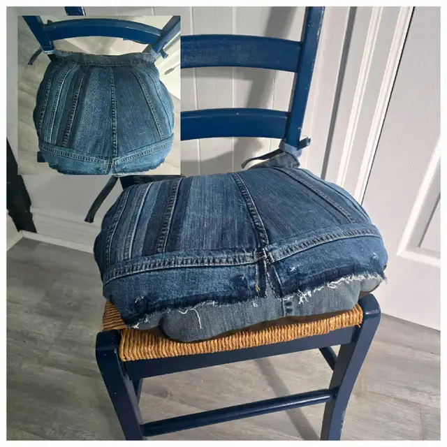 Custom Denim Chair Cushions in Dining Tables & Sets in Kingston - Image 4
