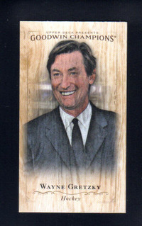 2016 UPD Goodwin Champions Mini Wood Lumberjack Wayne Gretzky /8