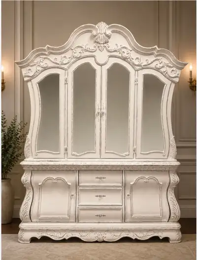 Shabby Chic French Provincial Cabinet , View more