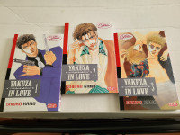 "YAKUZA IN LOVE" by Shiuko Kano 1-3 Manga Set