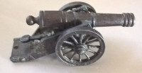 Vintage Copper Die Cast Bucanero Cannon On Wheels CAP Popper Key