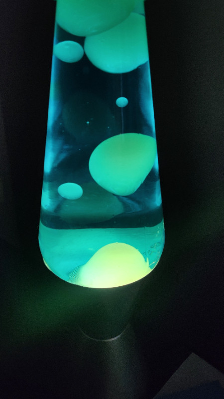 Blue and Green Lava Lamp in Health & Special Needs in Petawawa