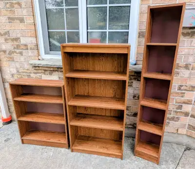 Set 3 Book Shelves Like New Very Good Condition, View more