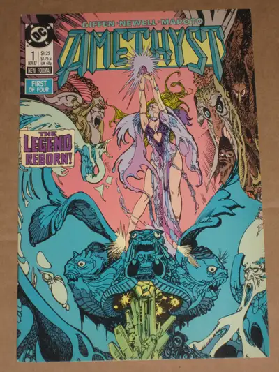 Amethyst#’s 1,2,3 & 4 plus Special#1 comic book, View more
