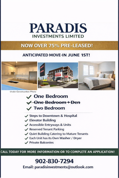 Now Pre-Leasing (15 apartments) Mix of 2 bedrooms, 1 bedroom+ den (currently fully rented), and 1 be...