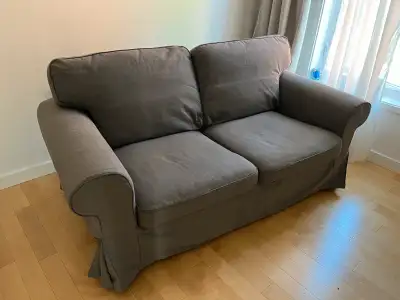 This couch is in good condition. The covers are washable and the seating is very comfortable. I just...