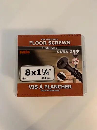 Vis à plancher Paulin  Haute Performance 8 x 1 1/4 pack 500, View more