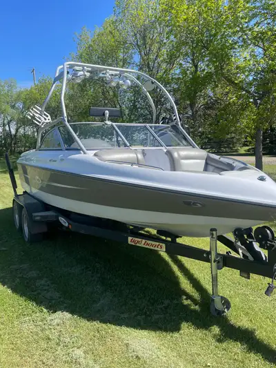 2005 tige 20v limited 20ft Around 600 hours Taps 2 Upgraded stereo tower and interior Rear fat sacs...