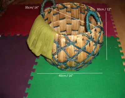 unique Panier decor basket 40 x 35 x 30cm / 16 x 14 x 12", View more