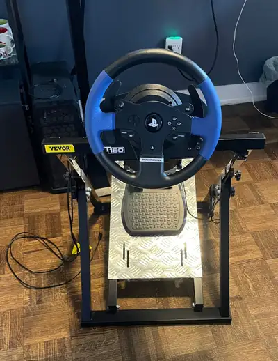 Thrustmaster T150 PS Wheel w/ T300 Pedals + Stand, View more