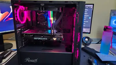 Used Gaming pc with an Intel I7 11700KF CPU, an Nvidia RTX 3070 GPU, G.Skill TridentZ RGB 32GB DDR4...