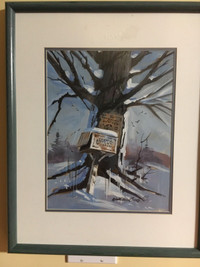 Original Acylic Painting by Renowned Artist, William Biddle