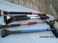 Various snow brushes