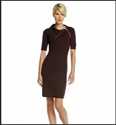 Size S CALVIN KLEIN DARK BLUE DRESS, View more