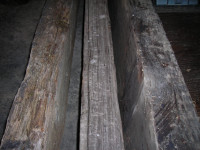 wooden beams