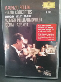 DVD - Maurizio Pollini Piano Concertos Beethoven,Mozart,Brahms