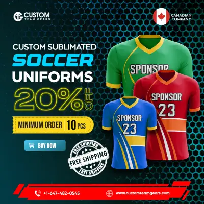 Custom Sublimated Soccer Jersey and Uniform, View more