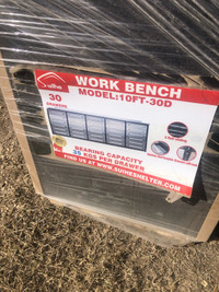 New 30 drawer 10ft work bench $1800