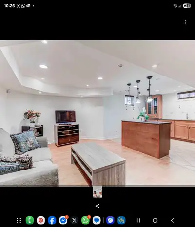 Beautiful basement apartment for rent