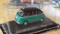 Fiat 600 Multipla taxi Milan 1958 Italie 1:43 diecast