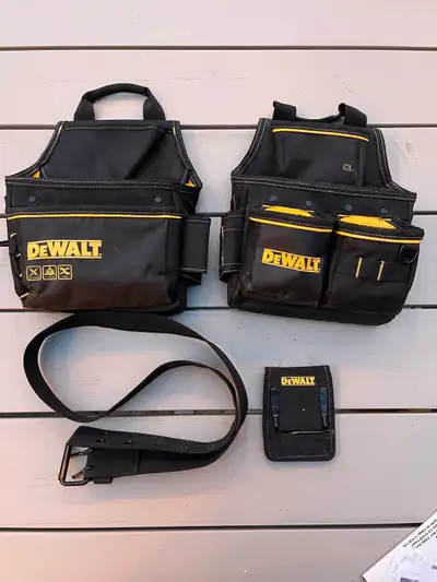 Voici quelques détails : * Marque : Dewalt * Matériau : Tissu robuste * Couleur : Noir et jaune Négo...