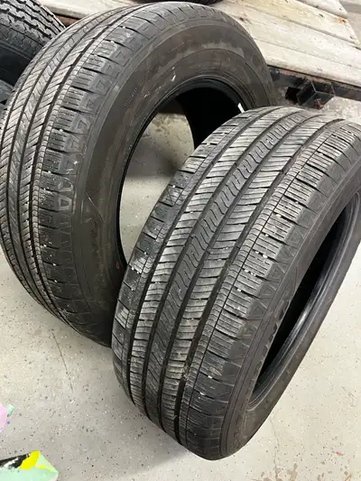 Two Good Year Eagle Tourning all season tires. Used one summer.