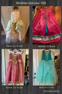 (Neufs) Costumes de super-héros et robes de princesses 