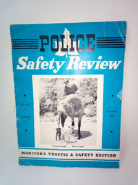 Vintage RARE 1953 Police Safety Review Magazine Nov. Issue