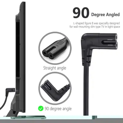 Original Samsung TV 3903-001117 CBF-Power Cord Cable L shape, View more