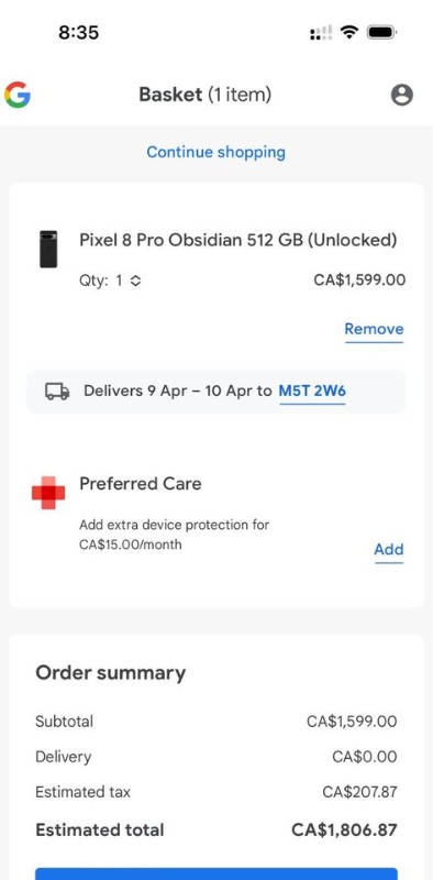 Google Pixel Pro, Obsidian, 512 GB (Unlocked) in Cell Phones in City of Toronto - Image 4