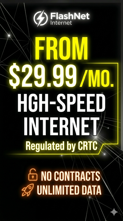 $29.99 Home Internet - No Contract Unlimited Traffic - CRTC Regu, View more