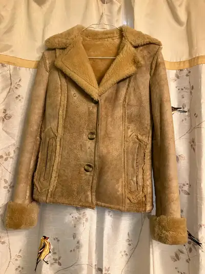 Winter jacket- woman’s petite small shearling, View more