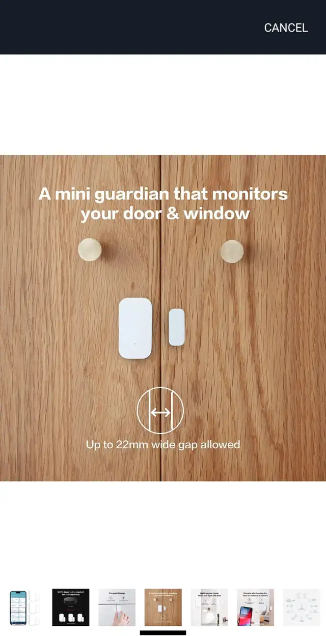 Aqara Zigbee Door and Window Sensor 3 Pack in Outdoor Tools & Storage in City of Toronto - Image 8