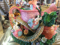 Easter Bunny Porcelain Musical Box