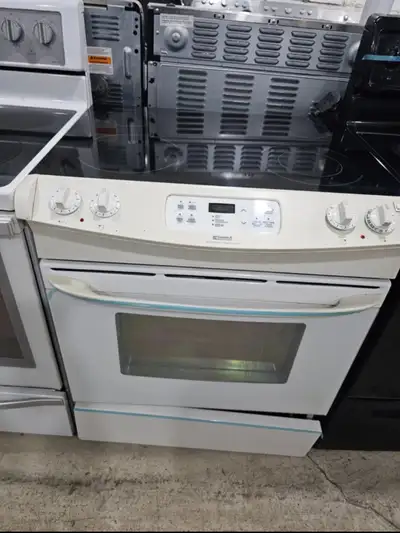 Kenmore 30" White Slide-In Electric Ceramic Stove Oven  CAN DELI, View more