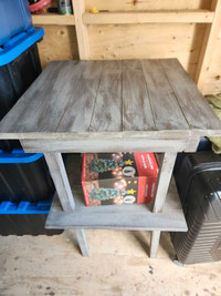 Home made end tables