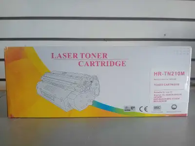I'm offering a new Brother HR-TN210M laser toner cartridge, a reliable replacement for TN210M toner....