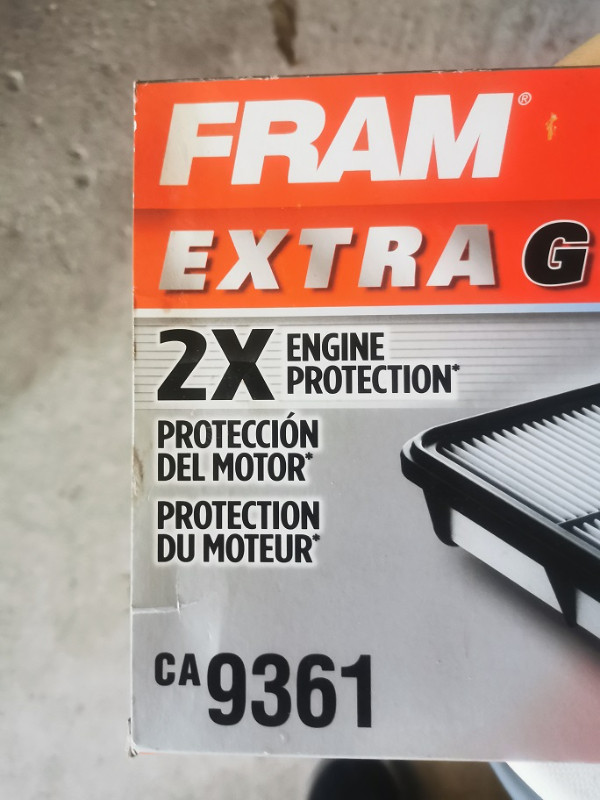 FRAM Extra Guard CA9361 Replacement Engine Air Filter NEW in Engine & Engine Parts in Markham / York Region - Image 2