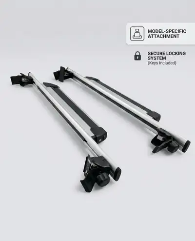 Selling a set of sturdy, reliable roof rack crossbars. These were previously fitted on a 2012 Toyota...