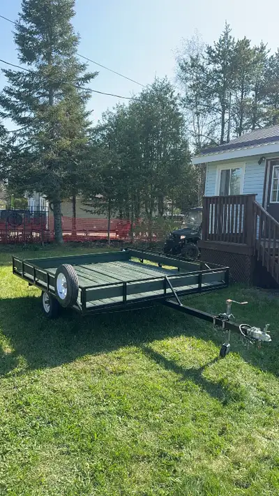 2021 trailer with 3500lbs single axel. 8.5ft wide 10ft long. Solid trailer used it only for side by...