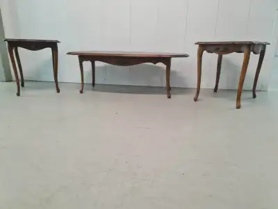 Coffee Table and Matching Side Tables, View more
