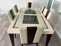 Dining table with 6 chairs