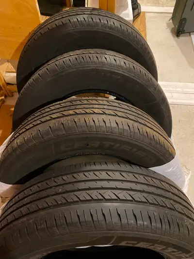 Set of 225/65R17 Certified Alltrek all season tires. 2 years old with 10,000km on them. $400 OBO.