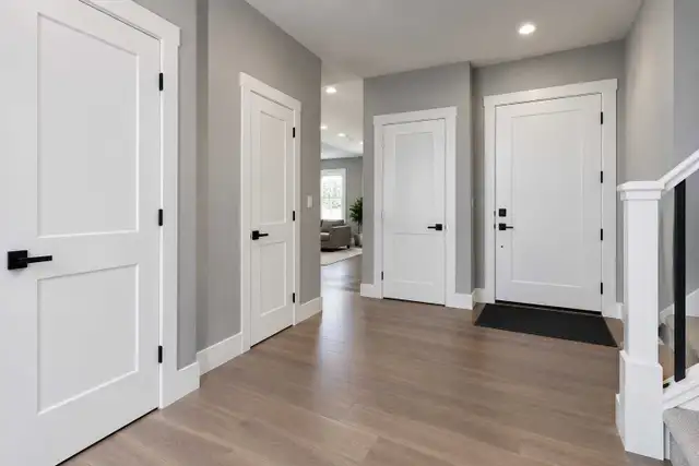 Doors, baseboards, casings installation