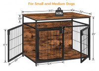 Meuble cage pour chien
