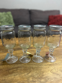 Hillbilly Wine Glasses (x4)