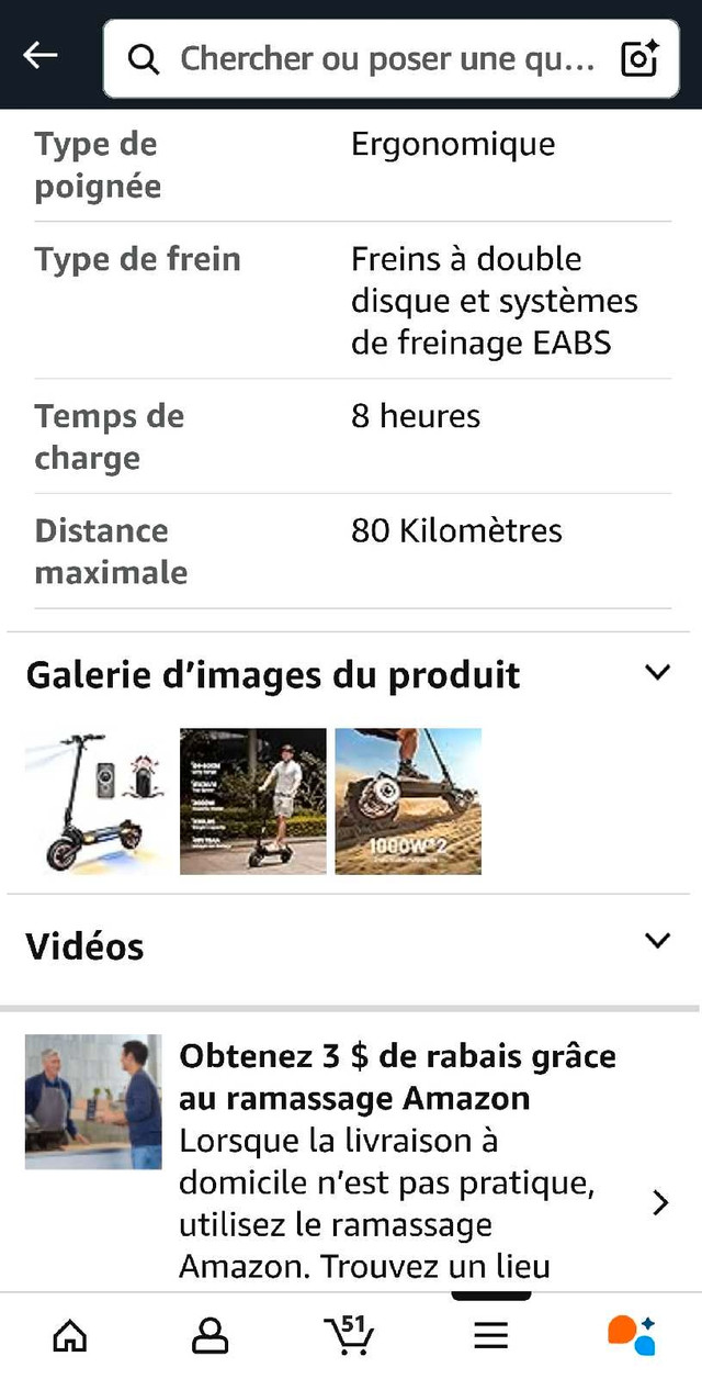 Trotinette electrique (2 mois d'utilisation) dans Vélos électriques  à Laval/Rive Nord - Image 2