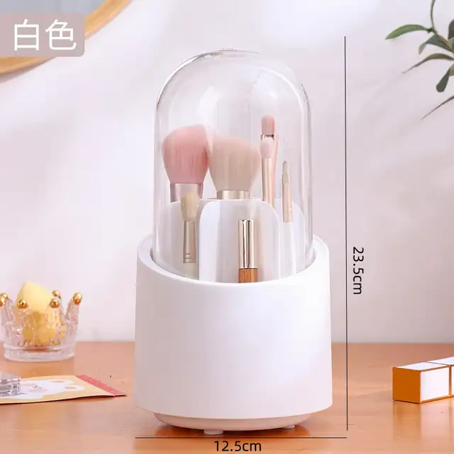 Spinning Cosmetic Box Brush Holder Stationery Storage Organizer in Storage & Organization in Oakville / Halton Region - Image 5