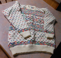 Beautiful Handcrafted Girl's Hand Knit Sweater